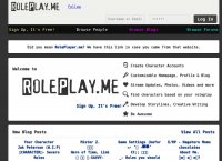 RolePlay.me | Online Roleplaying Social Network